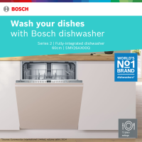 Bosch SMV26AX00Q Fully-integrated 60cm Dishwasher
