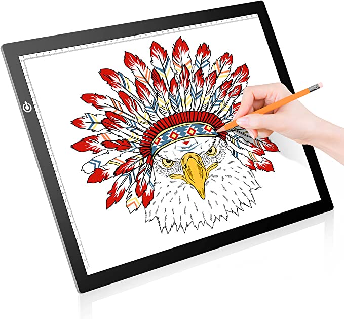 A3 A4 LED Light Box Tracer for Drawing & Tracing | Animation Sketching Painting Copy Pad Tablet | Art Tracing Board for Artists Kids