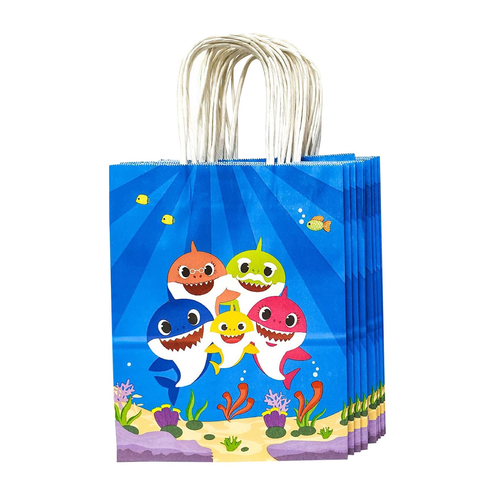 CGS Baby Shark Kraft Paper Bag (21x27x11CM) (12PCS)