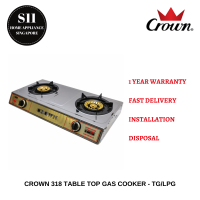 CROWN 318 TABLE TOP GAS COOKER (TG/LPG). INSTALLATION AVAILABLE!