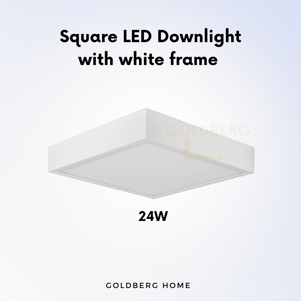 Premium Luz LED 12W 18W 24W Ceiling light | Surface Mounted Downlight | Goldberg Home