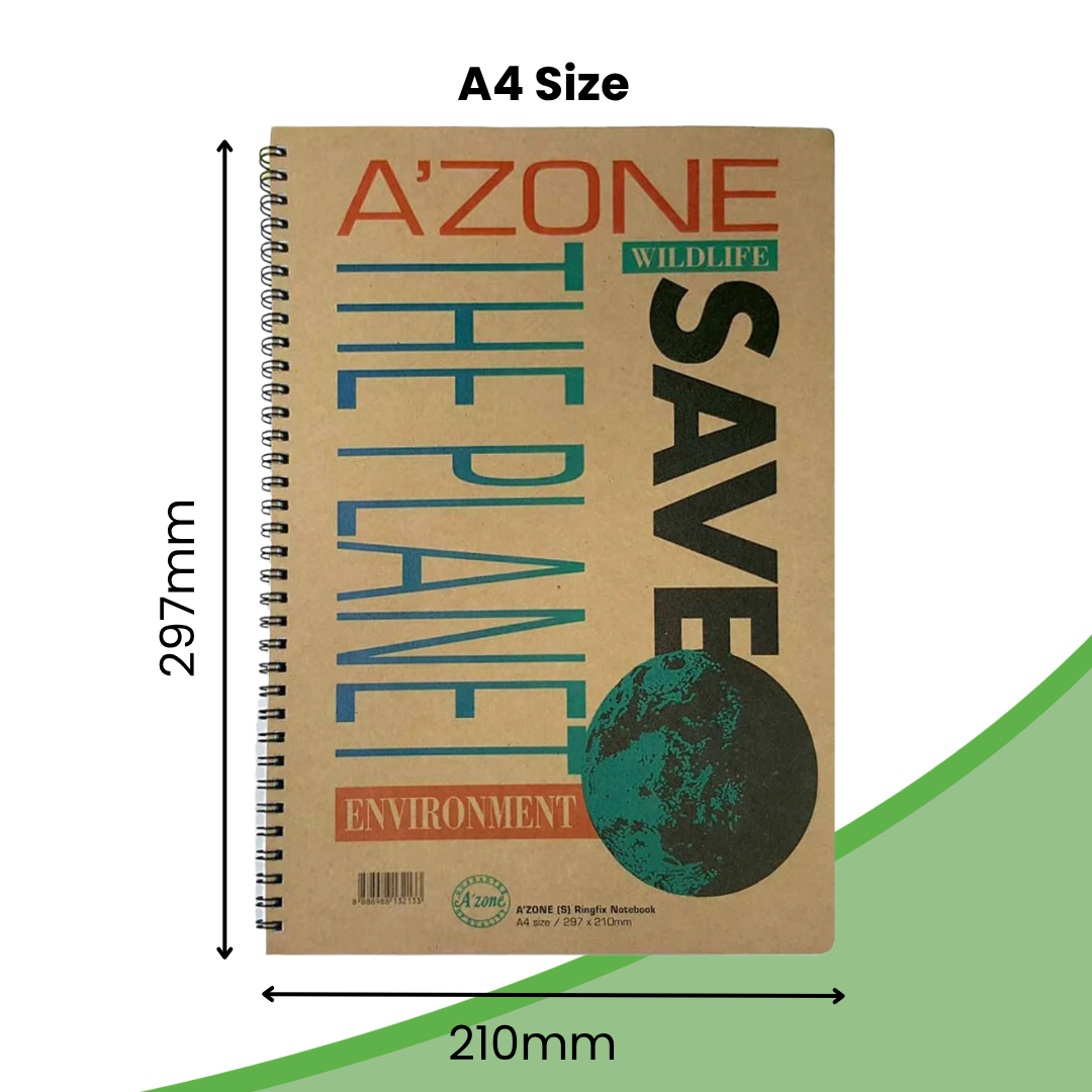 Azone A4/A5 Save The Planet Ringfix Notebook