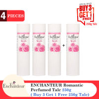 4X ENCHANTEUR Romantic Perfumed Talc 250g