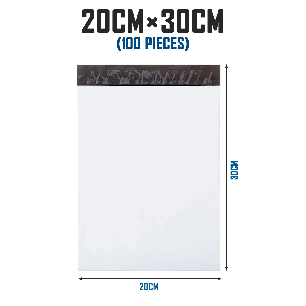 SG POLY MAILER WHITE PLASTIC BAG POLYMAILER MAILING PACKAGING COURIER ENVELOPE LARGE PACKING PACKAGING PACK PARCEL