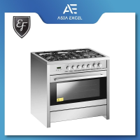 EF GC AE 9650 A SS FREE STANDING 5 BURNER GAS HOB AND 105L CAPACITY OVEN