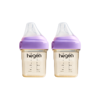 Hegen PCTO™ 150ml/5oz Feeding Bottle PPSU 2-Pack with Slow Flow Teats (1 to 3 months)