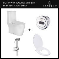 SANITON Roselle ST2457 One-Piece Toilet Bowl with Touchless Sensor (Add On)