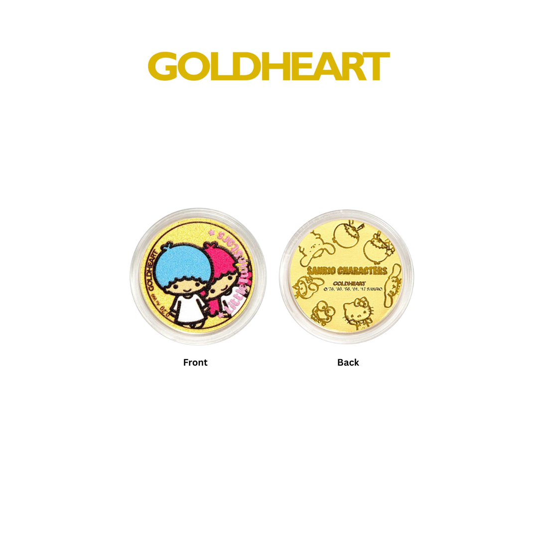 Goldheart 0.2G Little Twin Stars 999 Gold Coin