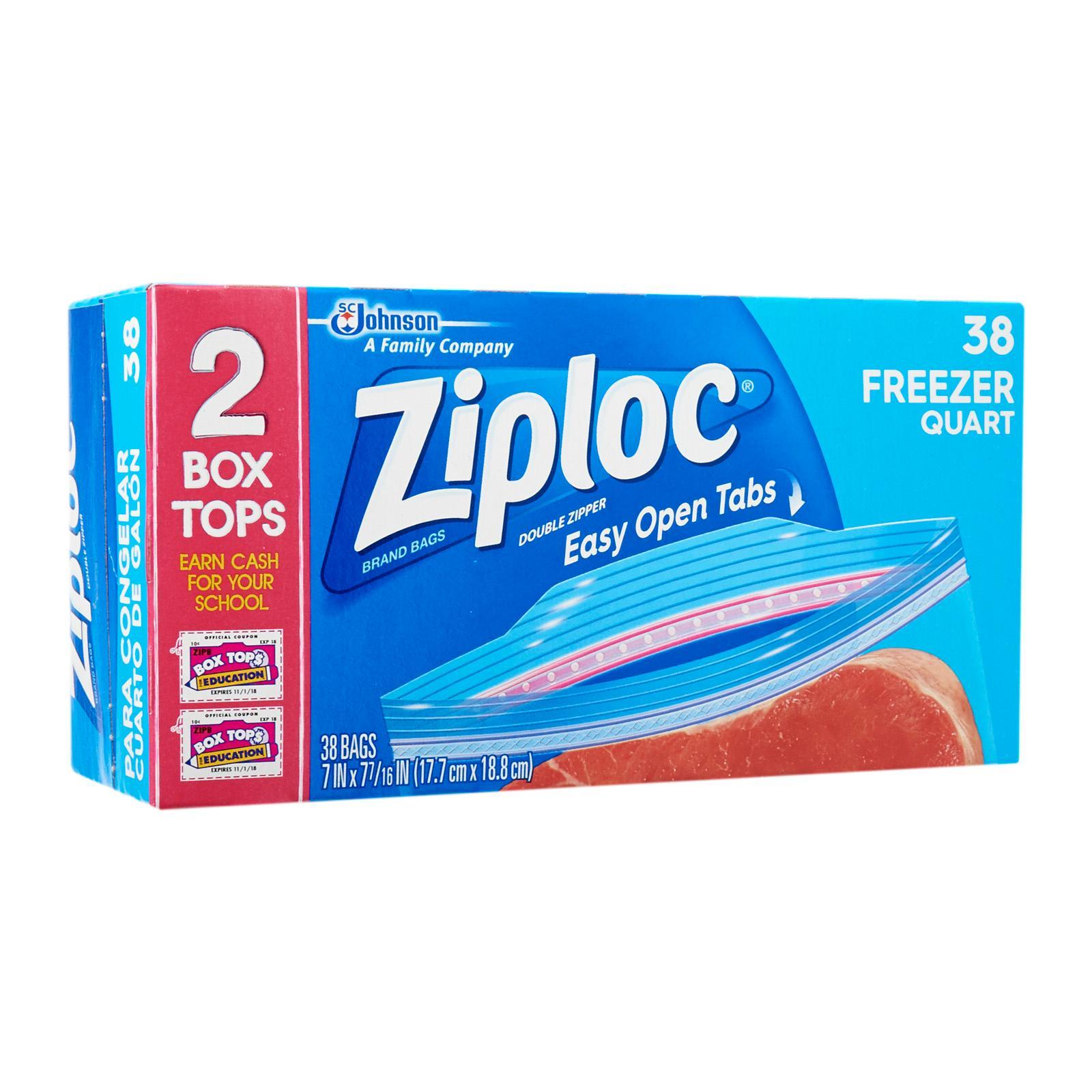 Ziploc  Freezer Bags Quart  Ziploc brand  SC Johnson