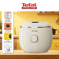 (NEW) Tefal POP 0.7L Rice Cooker RK535 - Small and Compact Fuzzy Logic 8 Programs NFC Recipes Removable Inner Lid