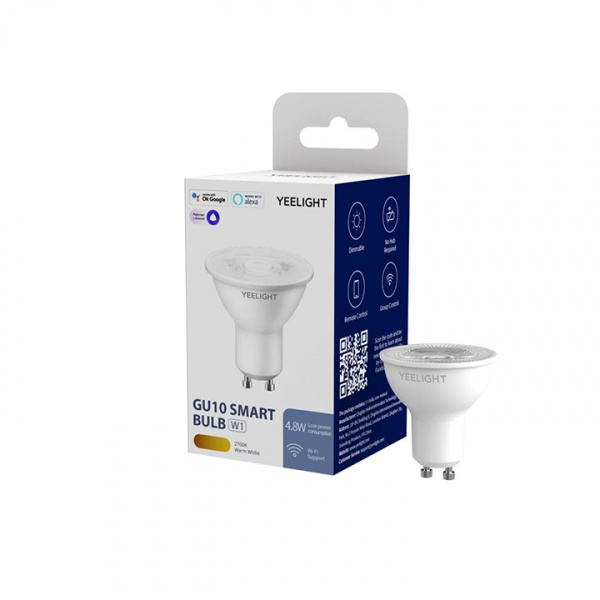 Yeelight W1 GU10 Warm Light & Multi Colour Smart Bulb for Spot & Track Light Works with Google Home Siri Alexa