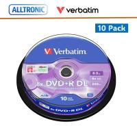 DVD+R DL Verbatim 8.5GB 8X speed 240Min Pack of 10pcs P/N: 43666 / Blank Media