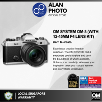 OM SYSTEM OM-3 Micro Four Thirds Mirrorless Camera | 20.4MP | 4K Video | OM System Singapore Warranty