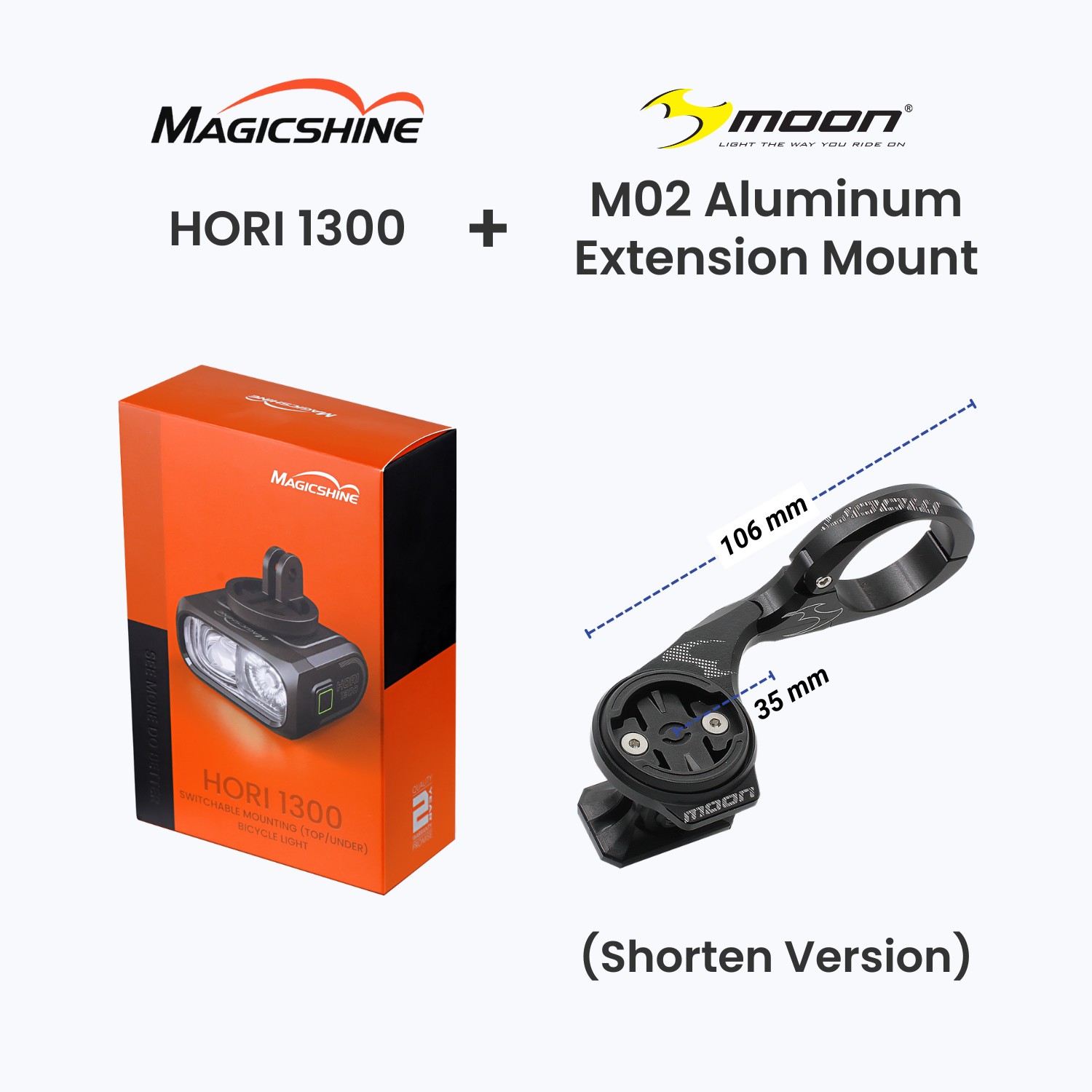 Magicshine Hori 1300 Lumens Dual Beam Bicycle Light