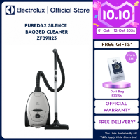 Electrolux ZFB91123 PURE D8.2 Silence Bagged Cleaner with 2 Years Warranty