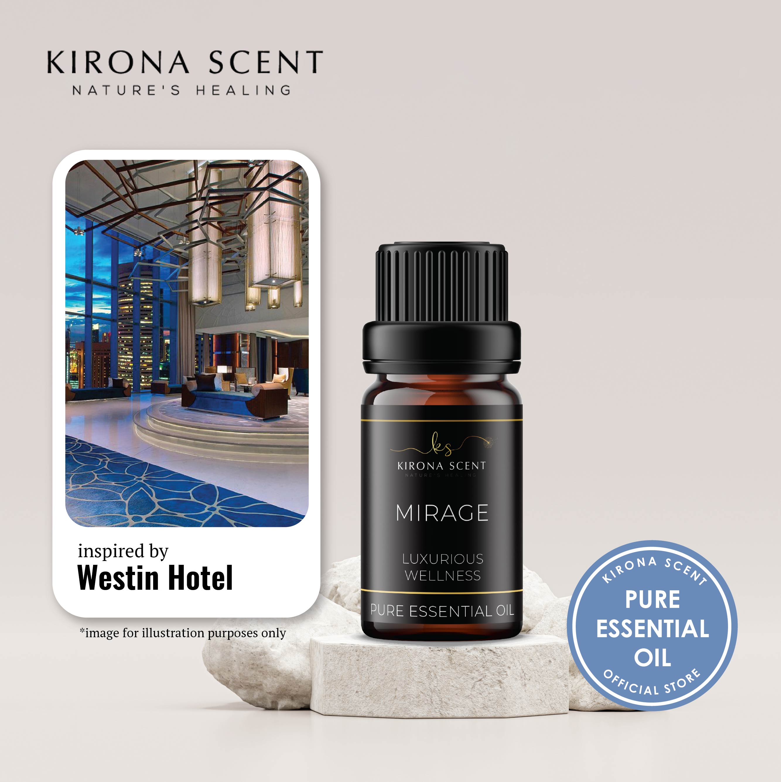 [KIRONA SCENT] ION Orchard Inspired Pure Essential Oil (10ml) | Hotel Scents Shopping Mall Fragrances | Nebulizers