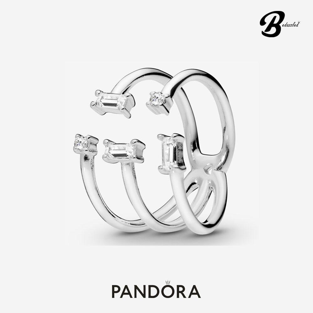 Pandora Open Ice Cube Ring 197527CZ