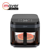 Mayer 5.5L Digital Glass Air Fryer MMGAF539D-WE / MMGAF539D-DG - White / Dark Grey