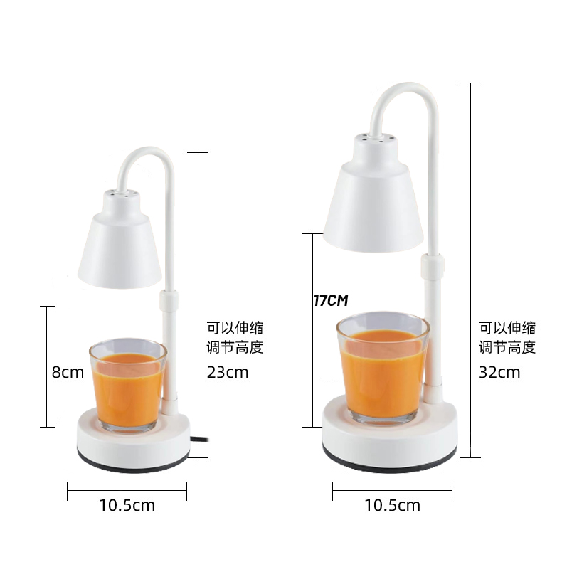 Mini Scented Candle Warmer Lamp Expand Fragrance Adjustable Height Electric Aid Sleep Atmosphere lamp Table Light Atmosphere Lamp