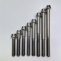 Titanium Bolt M6 Tapered Head | Seatpost m6x30 m6x35 m6x40 m6x45 m6x50 m6x55 m6x60 m6x65 | Screw Grade 5
