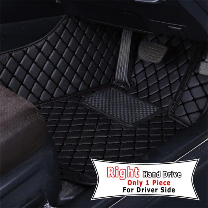 RHD Leather Car Floor Mat For Volvo XC90 2010 2011 2012 2013 2014 5 Seater 7 Seater Fully Enclosed Custom Waterproof Car Carpets Rugs Foot Pads Car Interior Accessories Car Styling