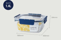 LocknLock Top Class Glass Food Containers with Tritan Lid Square and Rectangle