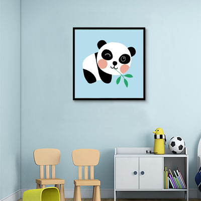 Kids 20*20cm Canvas Oil Painting By Numbers Wooden FrameChildren Birthday Goodie Bag School Gift Kids Gift 1-20