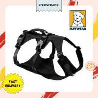 Ruffwear - Ridgeline™ Reflective Harness with Magnetic Buckles | Obsidian Black