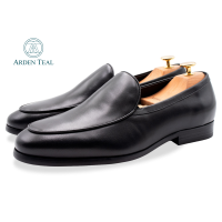ARDEN TEAL Moreno Black Venetian Loafer