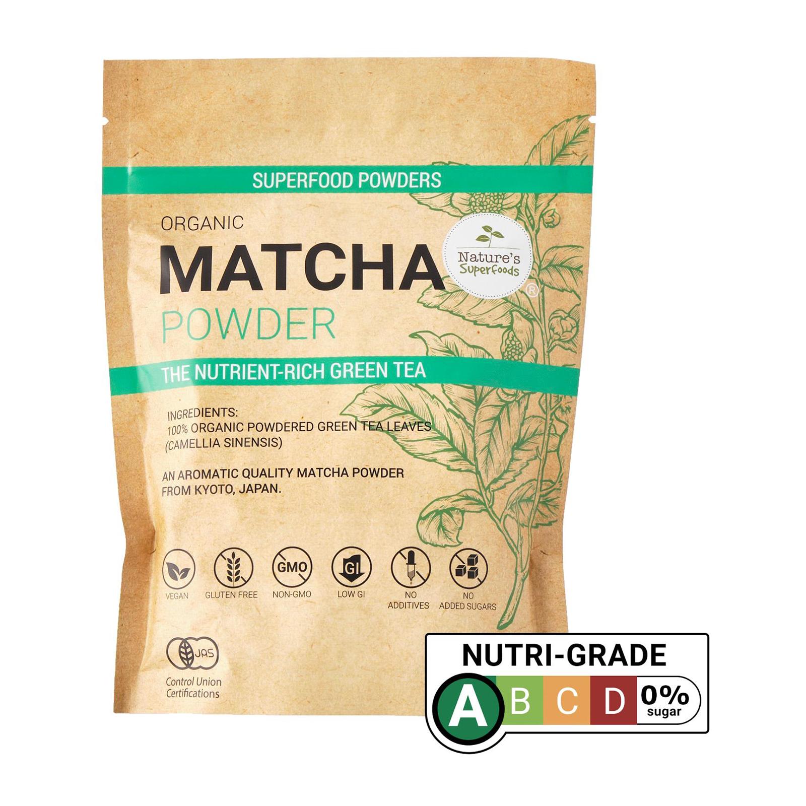 Nature's Superfoods Organic Matcha Powder (From Japan) - For Recipes  Antioxidants Calming Detox | Lazada Singapore