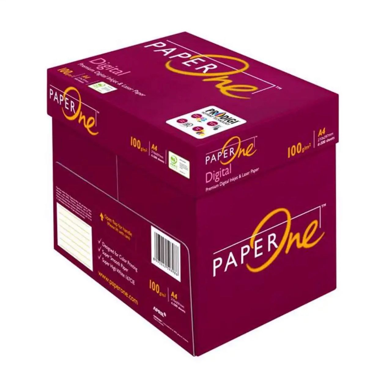 PaperOne™ Digital Premium Quality 100gsm Copy Paper A4 [1 Box]