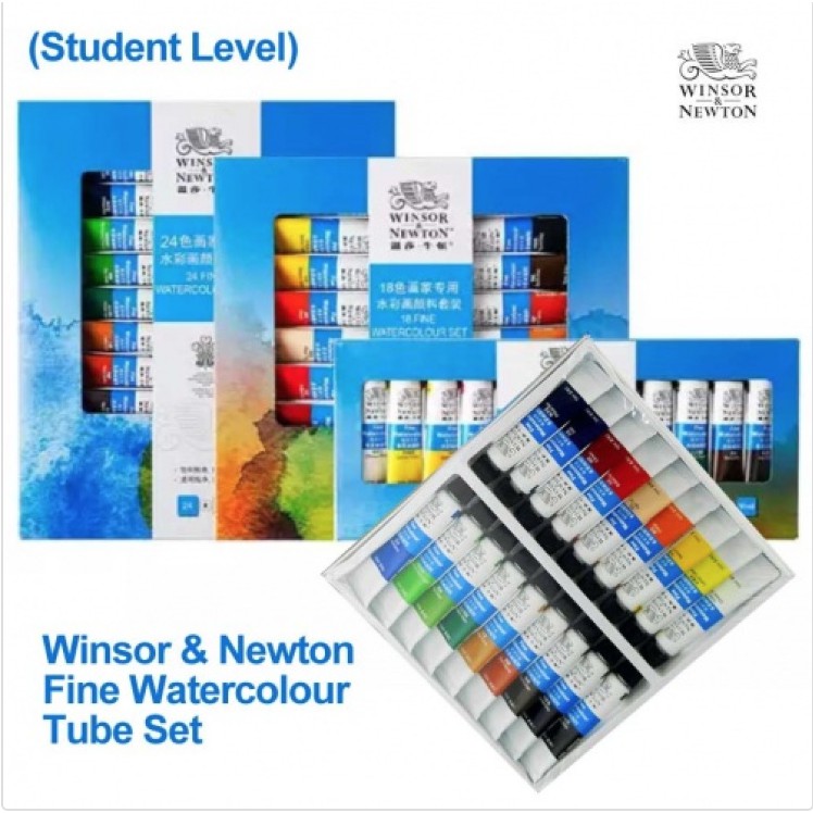Winsor & Newton Fine Watercolour 12/18/24 Colours