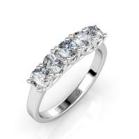 Her Jewellery Queens Ring - Luxury Crystal Embellishments plated with 18K Gold