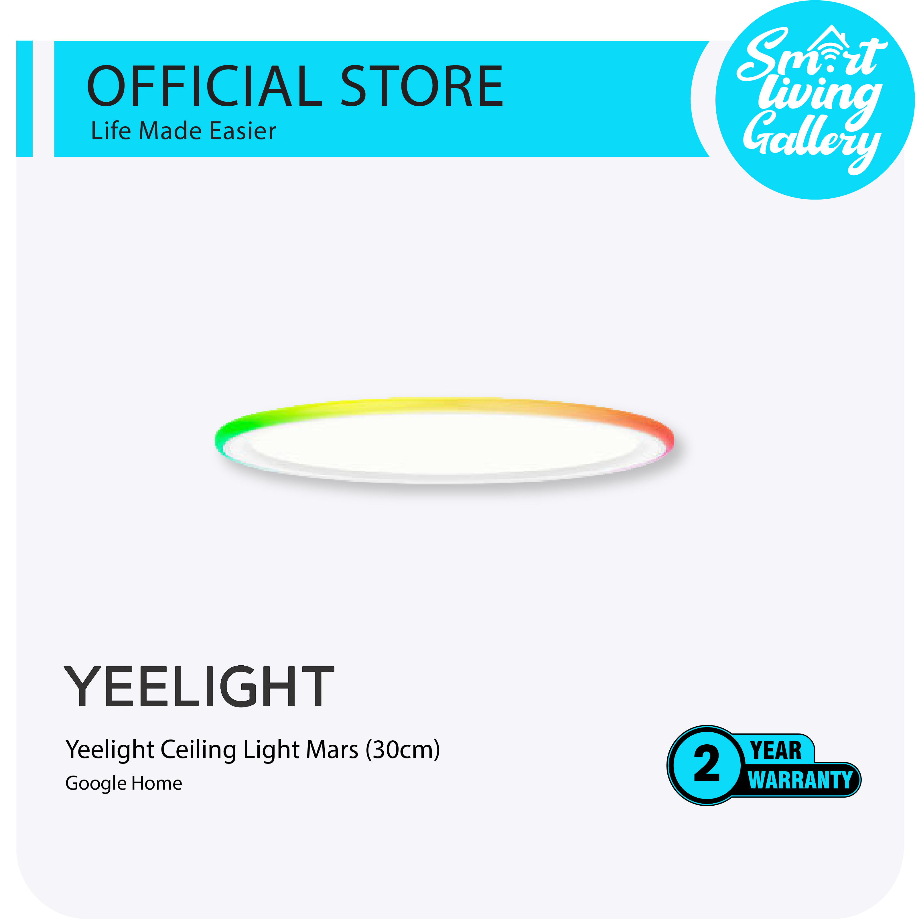 Yeelight Smart Ceiling Light Mars 300C (30cm)
