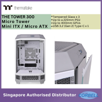 Thermaltake Tower 300 Micro Tower Chassis m-ATX tempered case 140mm x2 fan [THE 2000 THE 2001 THE 2002 THE 2003 THE 2004]