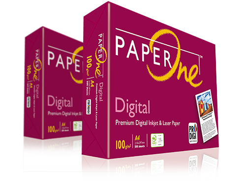 A4 100gsm Paperone Digital Premium Inkjet and Laser Paper (500 sheets per ream) *Sent via Courier only*