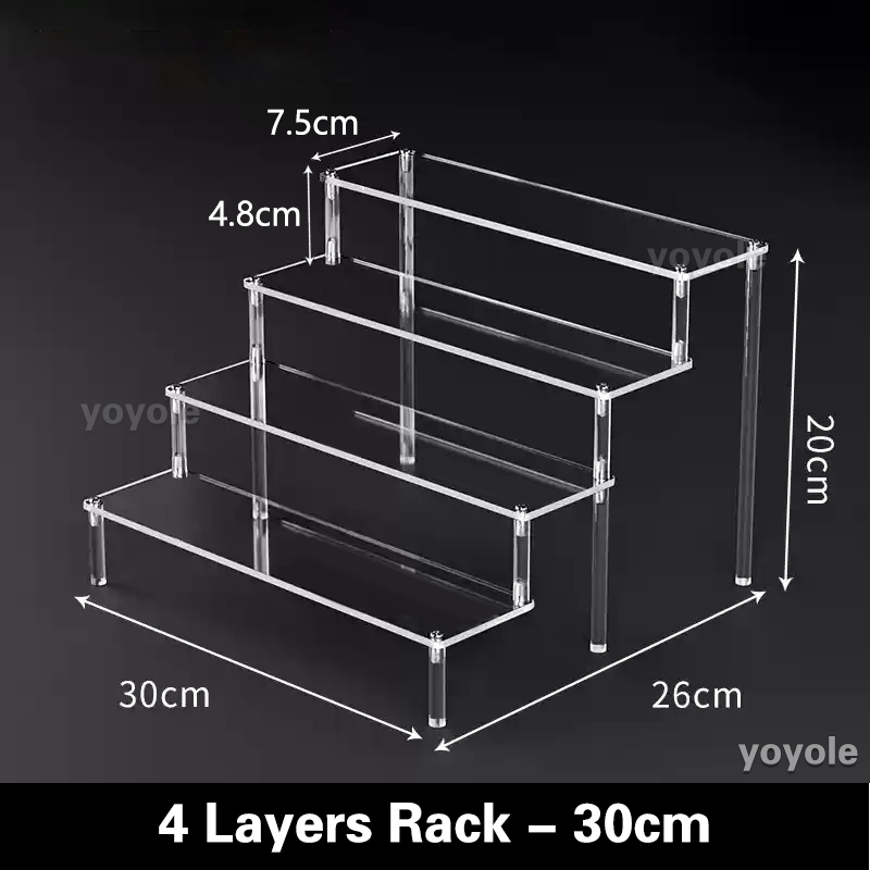Acrylic Display Rack Popmart Display Stand Blind Box Storage Shelf Figurine Display Organiser