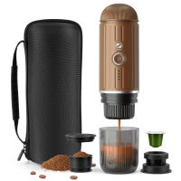 i Cafilas [ME2218] 19 Bar 2in1 Portable Espresso Coffee Machine with heating function Fit Nespresso Capsule & Coffee Powder for Vehicle Travel Home Office
