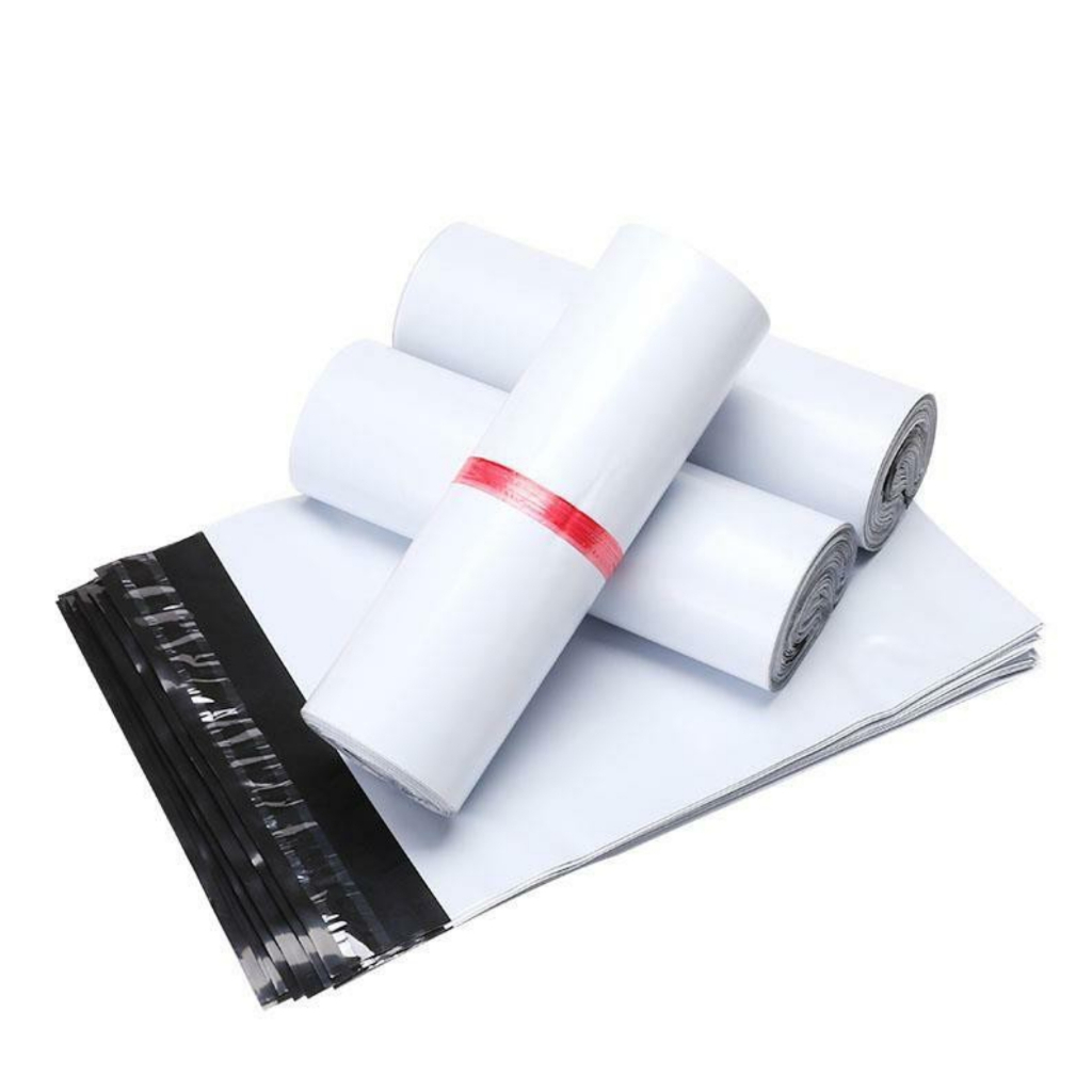 Waterproof and Tear-Resistant Poly-Mailer Bags White Black 20/50/100pcs Courier Bags Mailing Plastic Bags Various Sizes