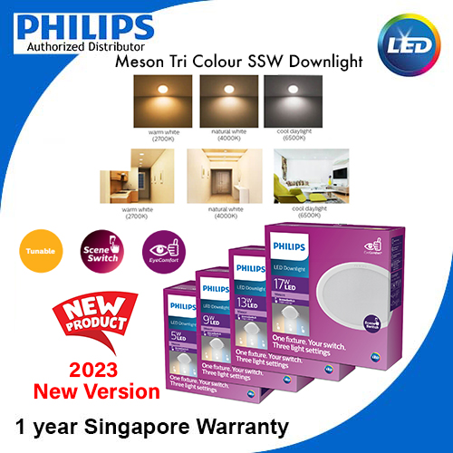 Philips Meson SSW Downlight Tri Colour / Tunable / Switch Scene / 3 Colour
