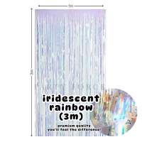 [SG Instock] Premium Tinsel Curtain Backdrop Streamer Curtain Fringe Backdrop Birthday Decoration