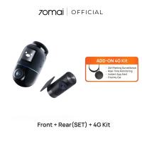 [NEW] 70mai Omni X800 360° Dashcam 4K Resolution | 4G Connectivity | AI Motion Detection | Buffered Emergency Recording