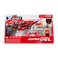 X-Shot Hyper Gel Clutch Blaster (5000 Hyper Gel Pellets) by ZURU