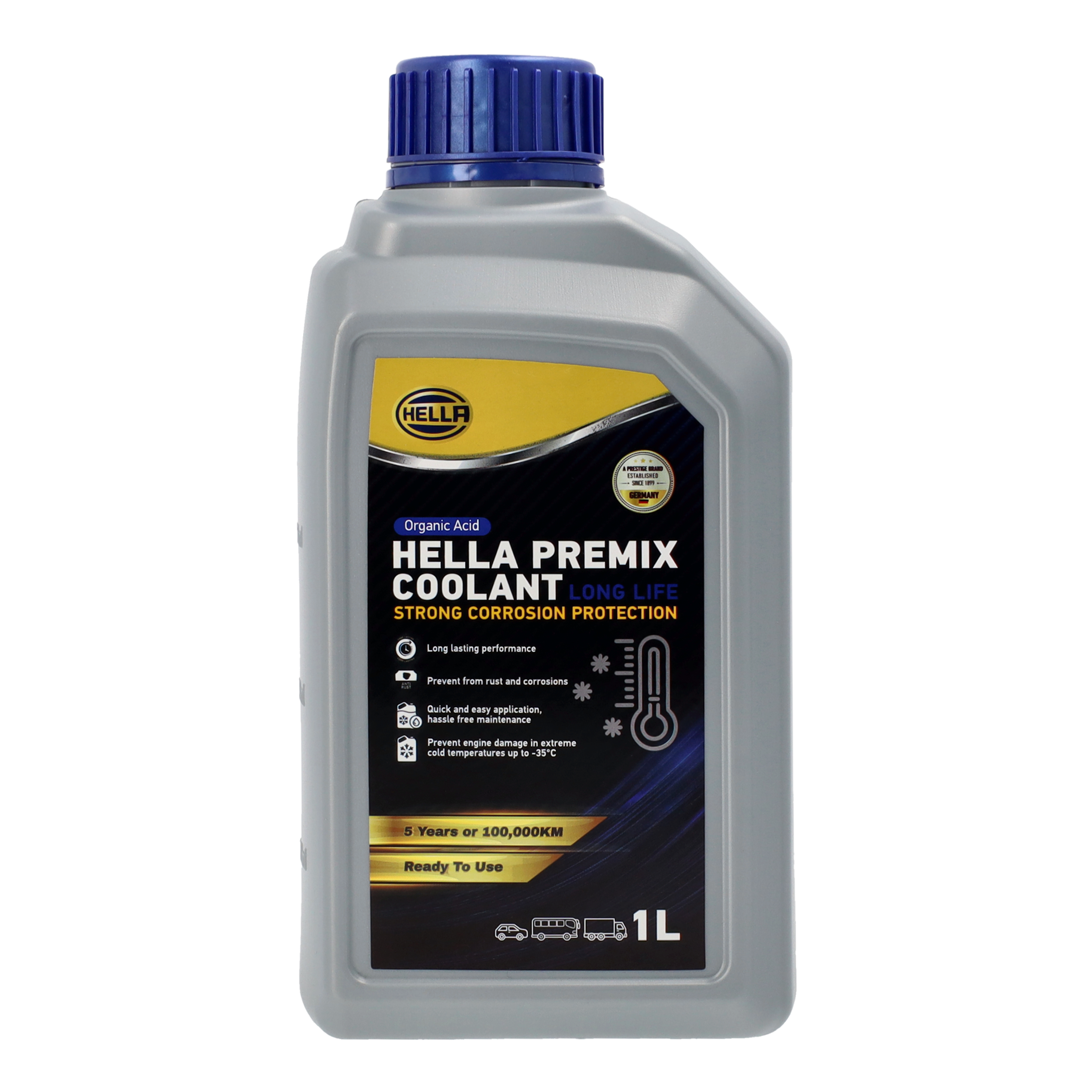 メンテナンス HELLA PREMIX COOLANT LONGLIFE ブルー 20L 品番
