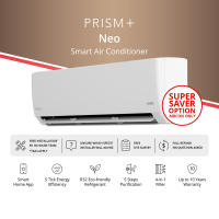 [FREE INSTALLATION] PRISM+ Neo Smart Air-Conditioner | Matte White (R32 5 Ticks)
