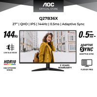AOC Q27B36X 27″ QHD IPS 144Hz Adaptive Sync 1ms Monitor