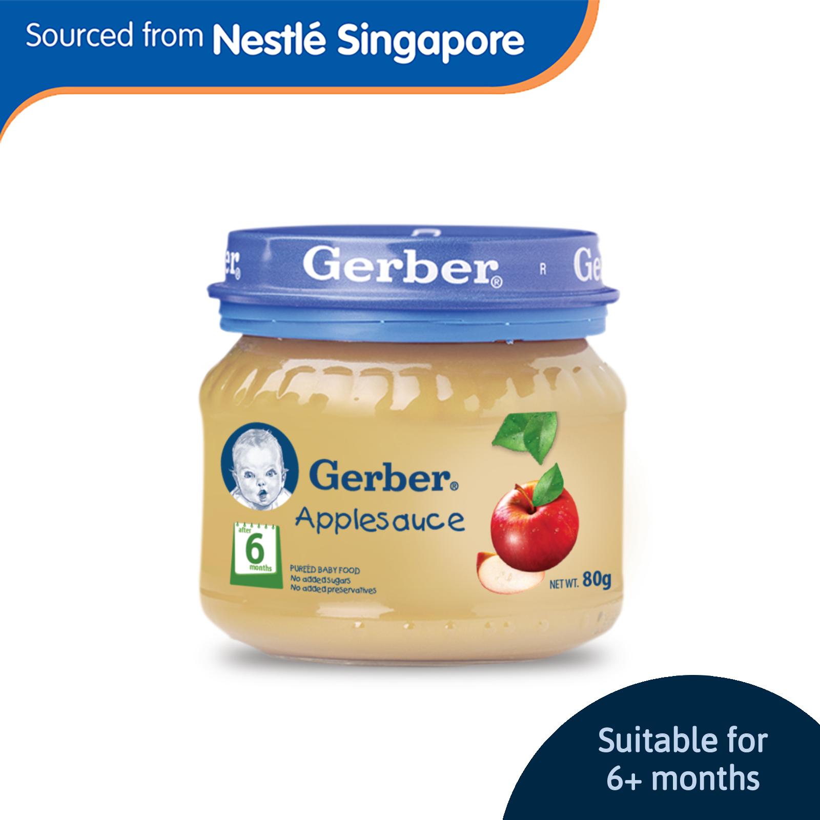 gerber apple puree