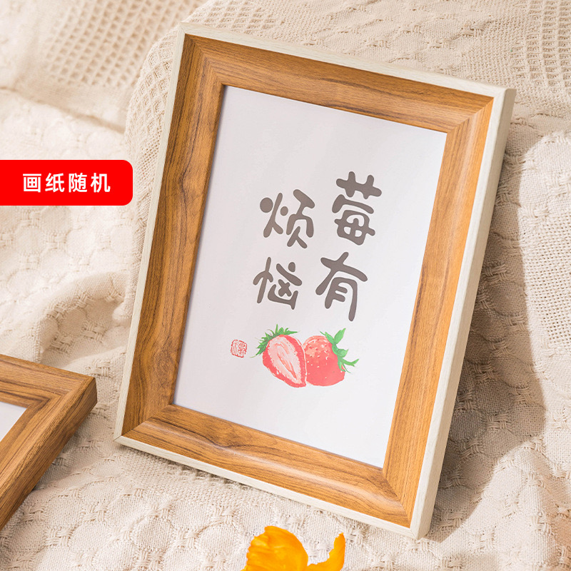 SG Stock Wooden Nordic Style Photo Frame Picture Frame Wall Table Decoration 3R 4R 5R 6R Christmas Gift
