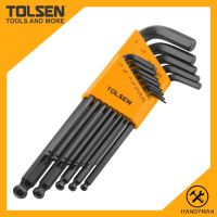 Tolsen 13pcs Ball Point Long Arm Hex Key Set (Inch) 20090