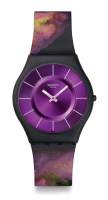 Swatch Paradise Bloom (SS08B106) Black 34mm Silicone Watch